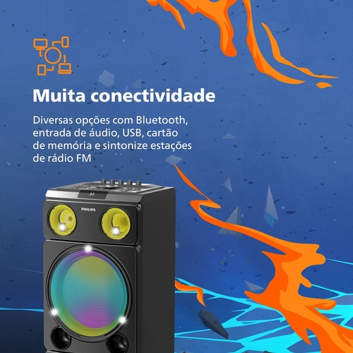 Caixa Philips Party Speaker Tax5509 2400W Pto
