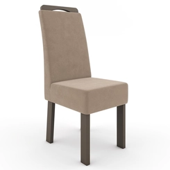 Conjunto Mesa com 6 Cadeiras Cris Móveis Premium 1,60 X 0,93