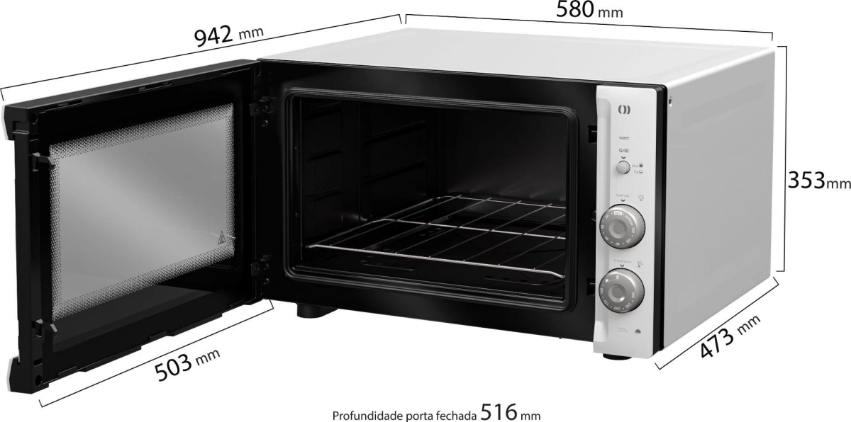 Forno Eletrico Mueller Mfb50F 50L Branco