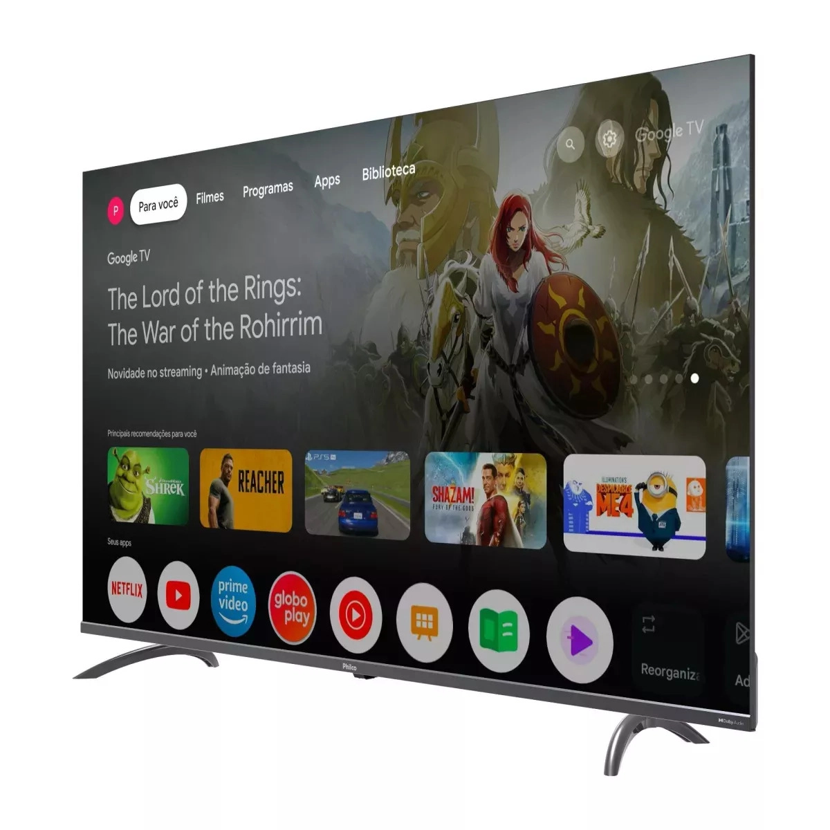 TV PHILCO SMART 58 4K P58KGA GOOGLE PTO - PHILCO