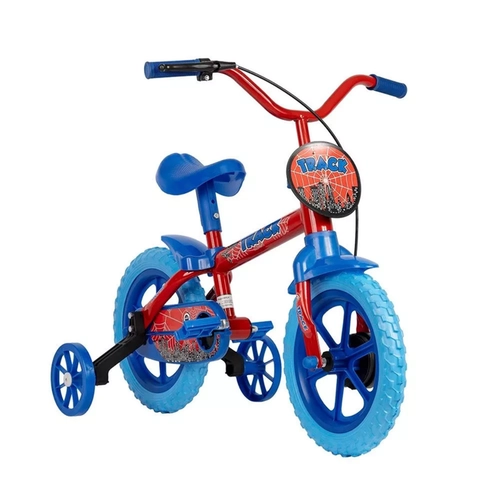 Bicicleta  Track Aro 12 Arco Iris Azulvermelha
