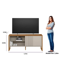 Rack Linea Gold 1.40 Natureoff White