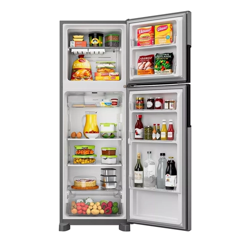 Geladeira Consul Crm44Mk 377Lts Cinza Frost Free