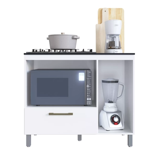 Balcao Cadorin 105 Para Forno E Cooktop Ctpo Branco