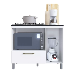 Balcao Cadorin 105 Para Forno E Cooktop Ctpo Branco