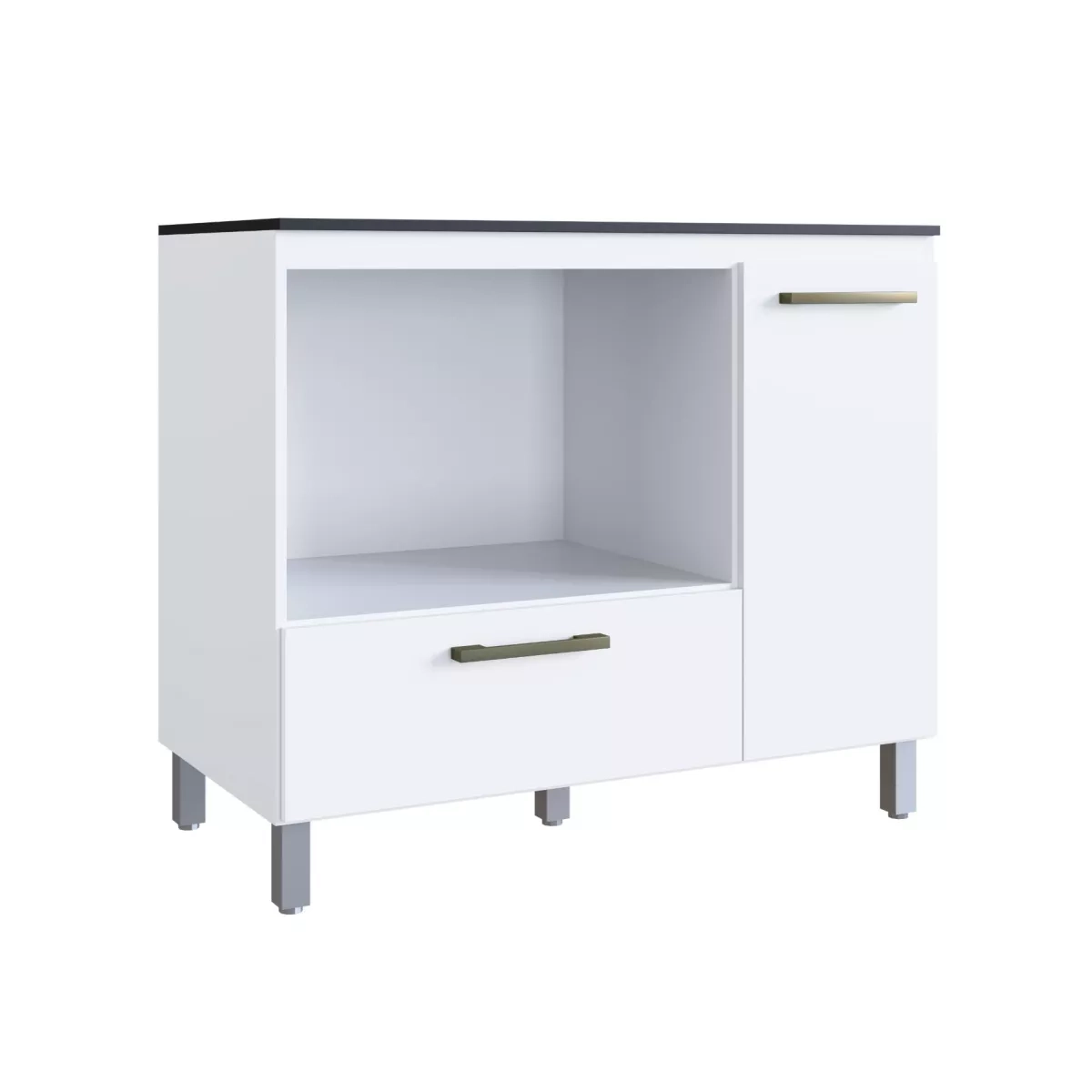 Balcao Cadorin 105 Para Forno E Cooktop Ctpo Branco