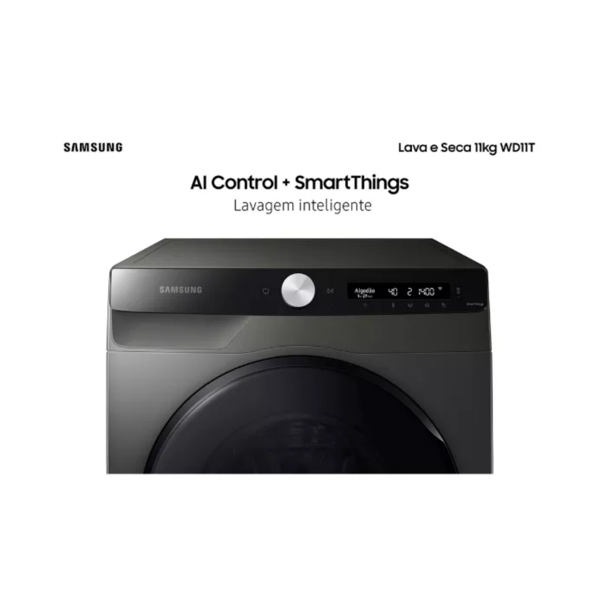 Lava Seca Samsung Wd11T504Dbx 11Kg Prata