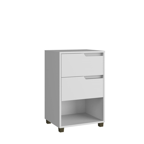 Mesa De Cabeceira Da Vinci 2Gat Brancobranco Sob 512.0007