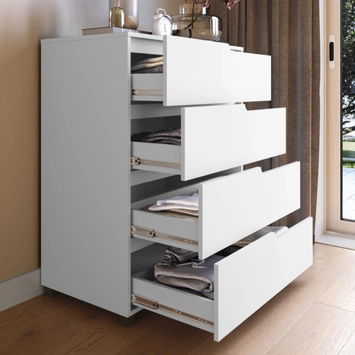 Comoda Casamia Monet  4 Gav Brancobranco  Sob 510.0007