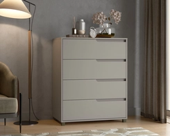 Comoda Casamia Monet  4 Gav Cinzacinza  510.0006