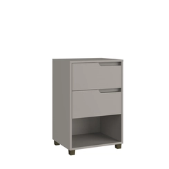 Mesa De Cabeceira Da Vinci 2Gat Cinzacinza 512.0006