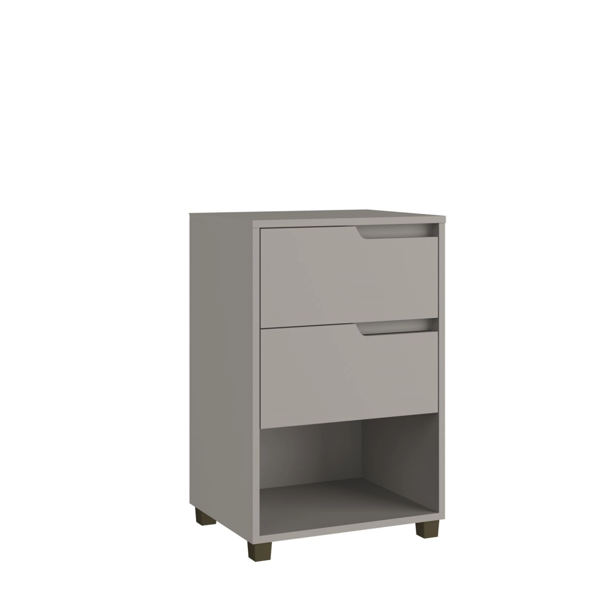 Mesa De Cabeceira Da Vinci 2Gat Cinzacinza 512.0006