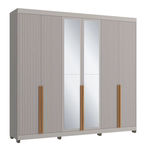 Guarda Roupa Sob Casamia Newton 6Pt Cz Cz Nat 5170003