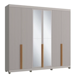 Guarda Roupa Sob Casamia Newton 6Pt Cz Cz Nat 5170003