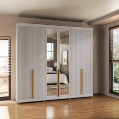 Guarda Roupa Sob Casamia Newton 6Pt Cz Cz Nat 5170003