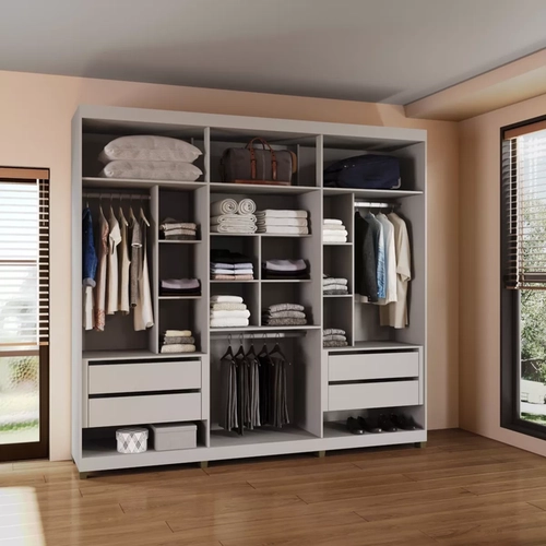 Guarda Roupa Casamia Newton 6Pt Cz Cz Cz 5170002