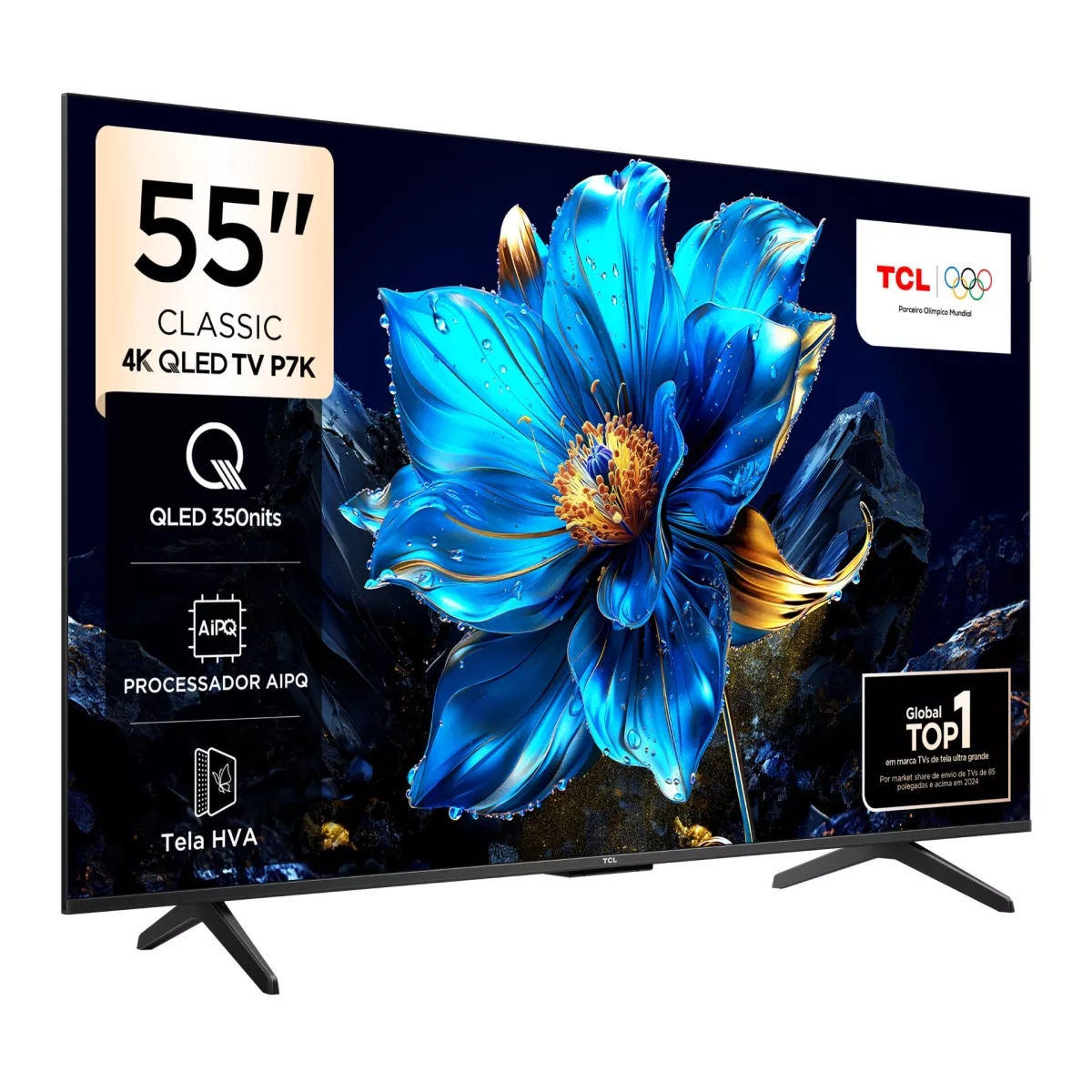 TV TCL SMART 55 QLED UHD 4K 55P7K GOOGLE PTO - TCL