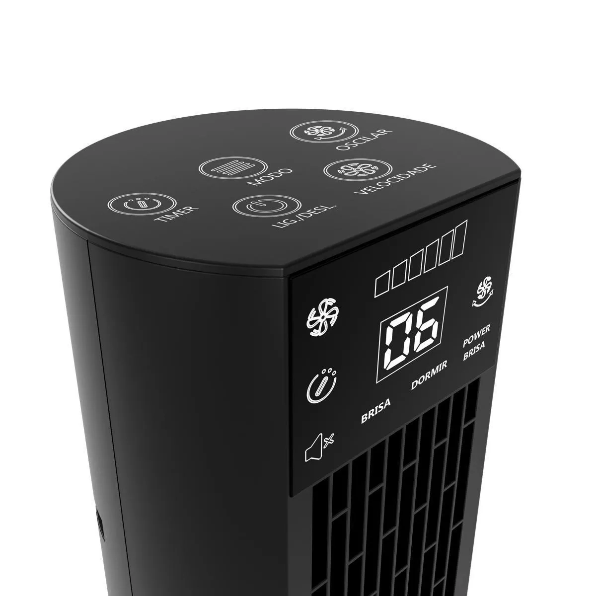 Ventilador Britania Torre Bvt90A Pr