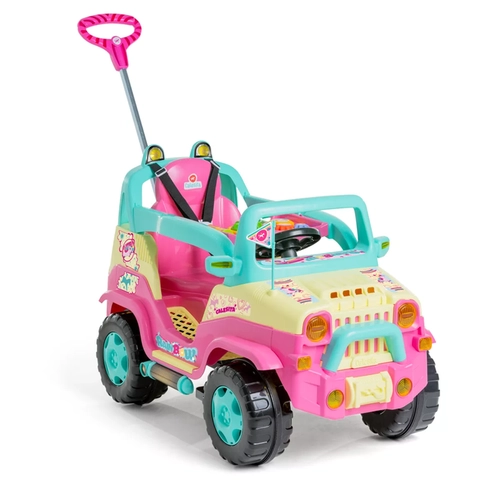 Carro De Passeio Calesita Diipi Rainbow 1026 Rosa