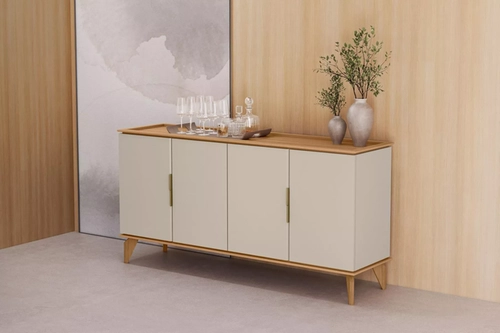 Buffet Linea Evora 1.60  Jequitibaoff White Fosco