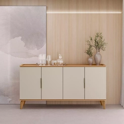 Buffet Linea Evora 1.60  Jequitibaoff White Fosco