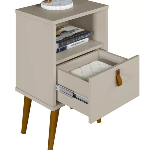 Mesa De Cabeceira Linea Buzios Off White