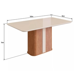 Mesa Zamarchi 160X90 Ref 165 Tpo Vdo Canelaoff White
