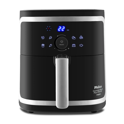 Fritadeira Philco 5,5Lts 1900W Air Fry Black Pfr16P