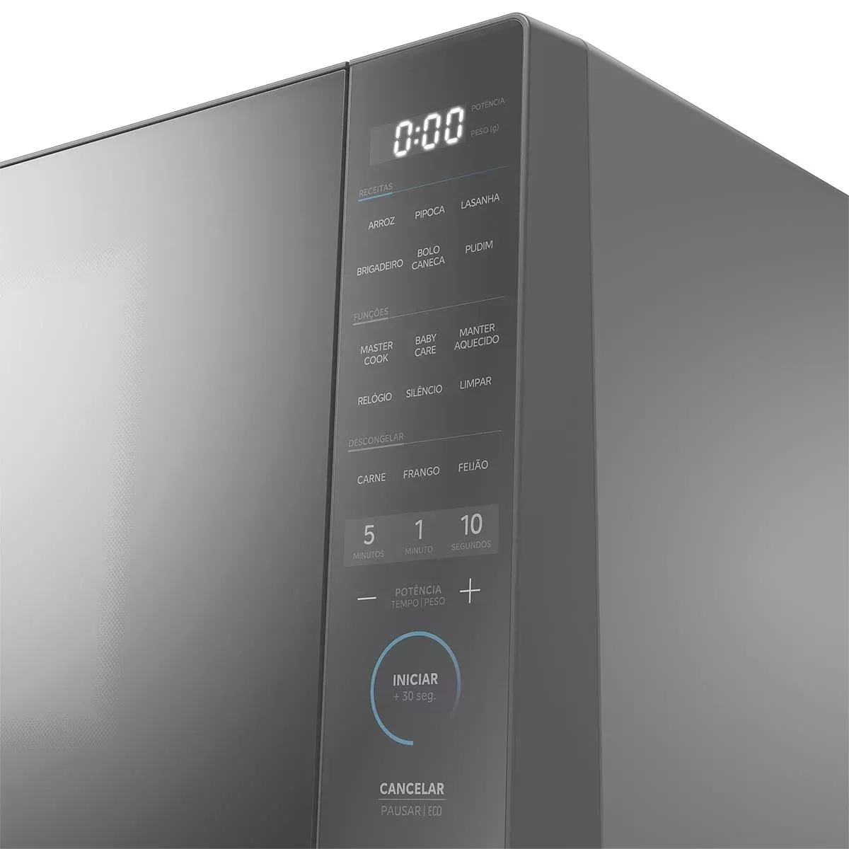 Forno Microondas Midea Mhp27S2 27L Prata Espelhado