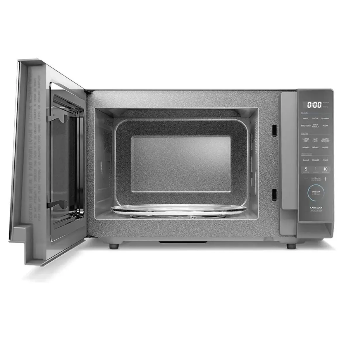 Forno Microondas Midea Mhs35S2 35L Prata Espelhado