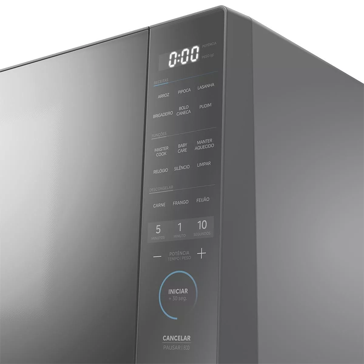 Forno Microondas Midea Mhs35S2 35L Prata Espelhado