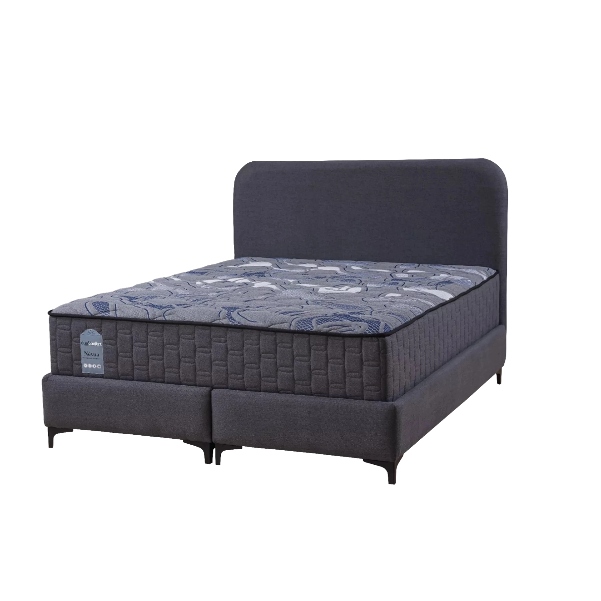 Conjunto Box Dualconfort Nevoa 1,58 X 1,98