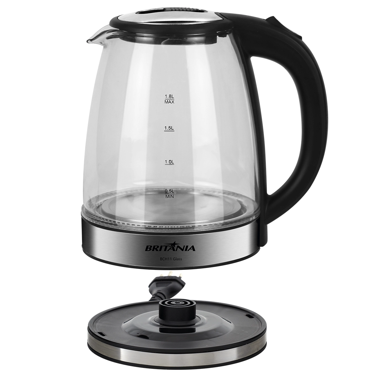 Chaleira Eletrica Britania 1,8L Glass Bch11 110V