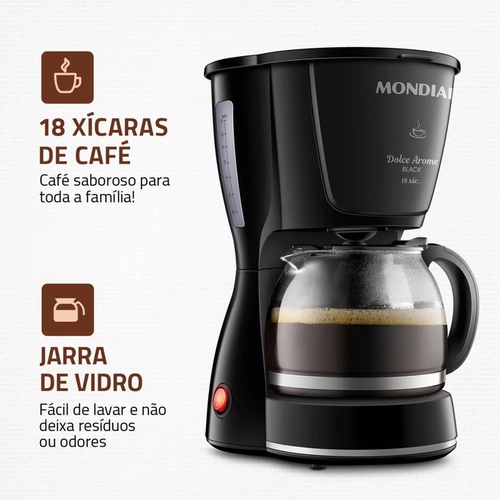 Cafeteira Mondial 18X C-30-18X-Fb Pr 110V