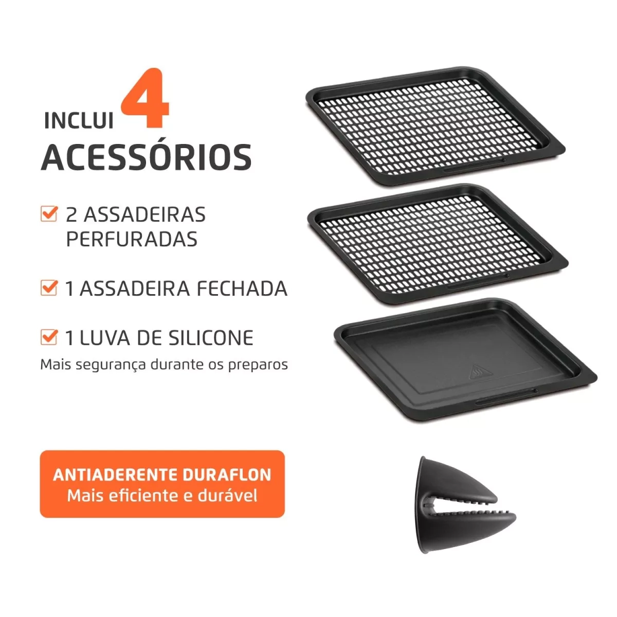 Fritadeira Mondial Oven 12Lts Air Fryer Afon-12L-Bi 110V