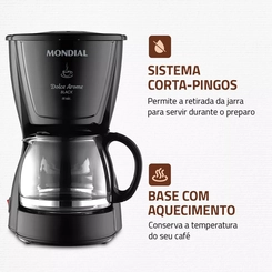CAFETEIRA MONDIAL 18X C-30-18X-FB PR