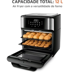Fritadeira Mondial Oven 12Lts Air Fryer Afon-12L-Bi