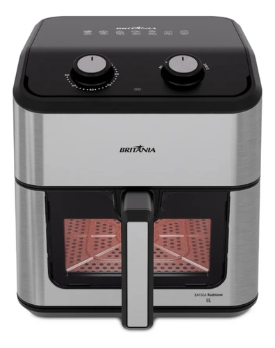 Fritadeira Britania Air Fryer 8Lts 2000W Baf80A