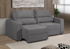 Sofá Berflex Austria New 2,10 Cinza