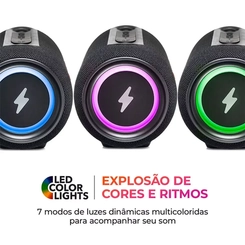 Caixa Aiwa Speaker Sp04Lb 40W Ipx5 Pto