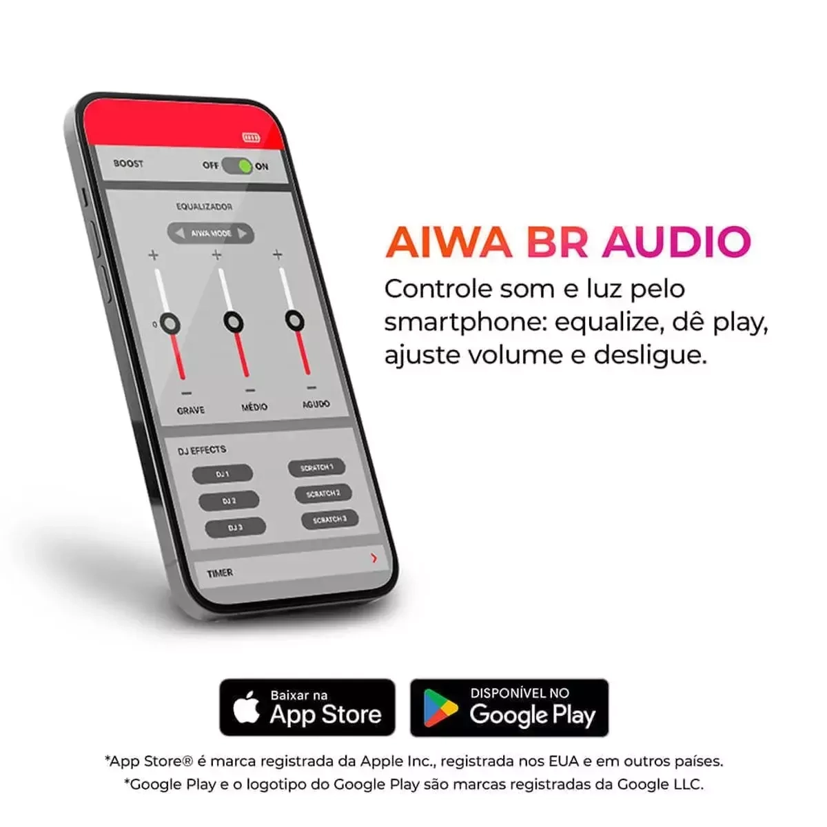 Caixa Aiwa Speaker Sp04Lb 40W Ipx5 Pto