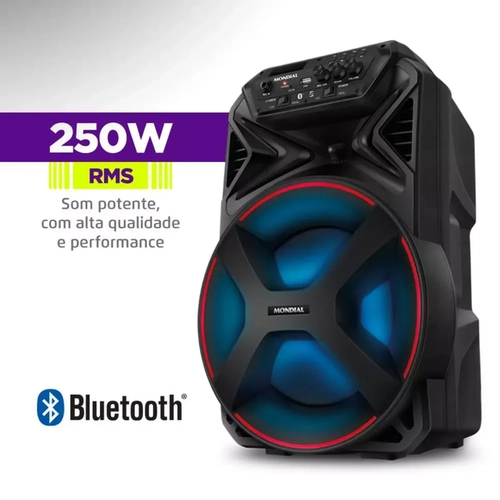 Caixa Mondial Cm250 Partyplus 250W Pto