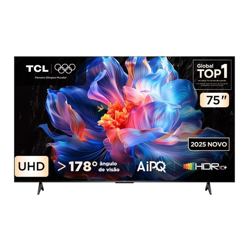 Tv Tcl Smart 75 4K Led Hva 75P6K Google Pto