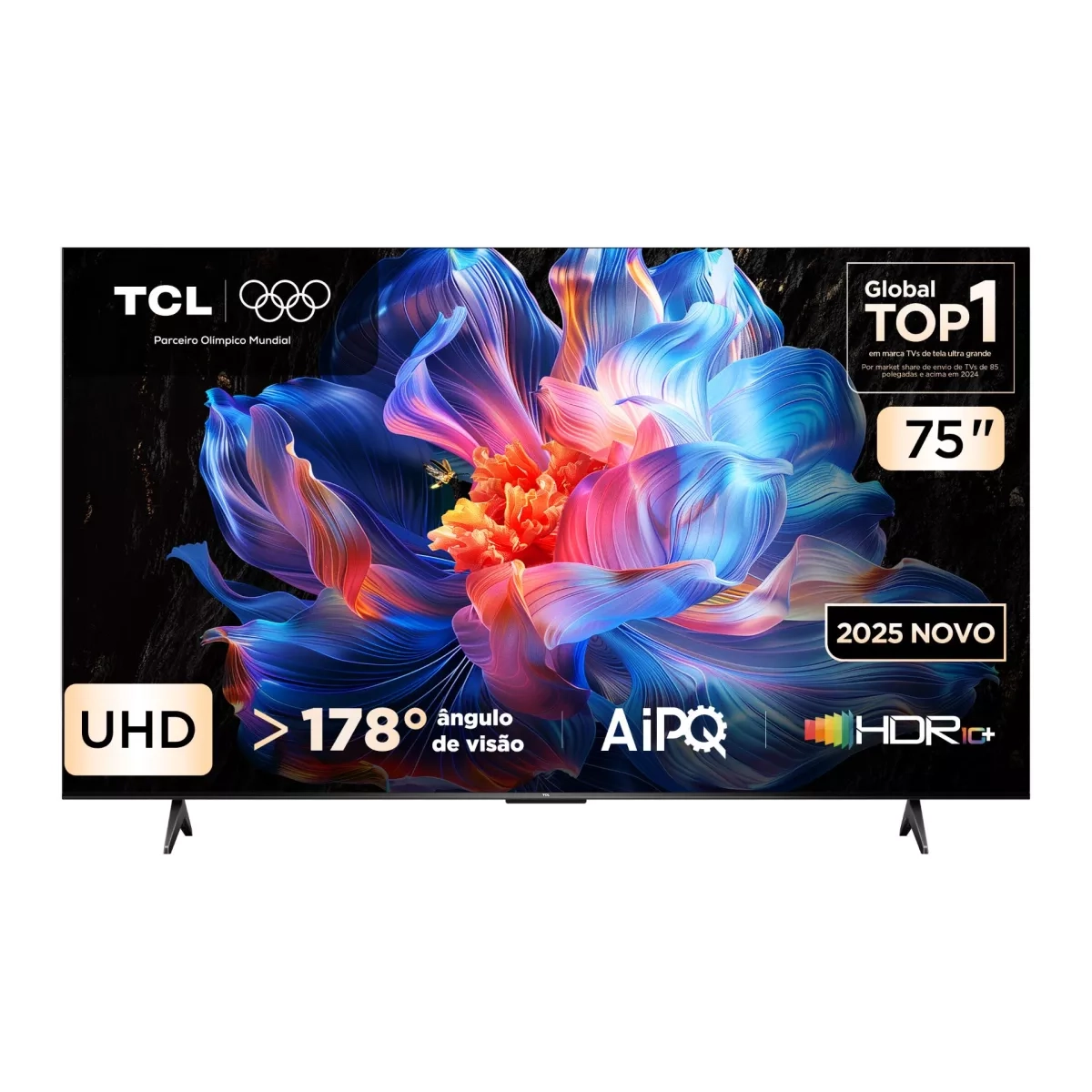 Tv Tcl Smart 75 4K Led Hva 75P6K Google Pto 223188_