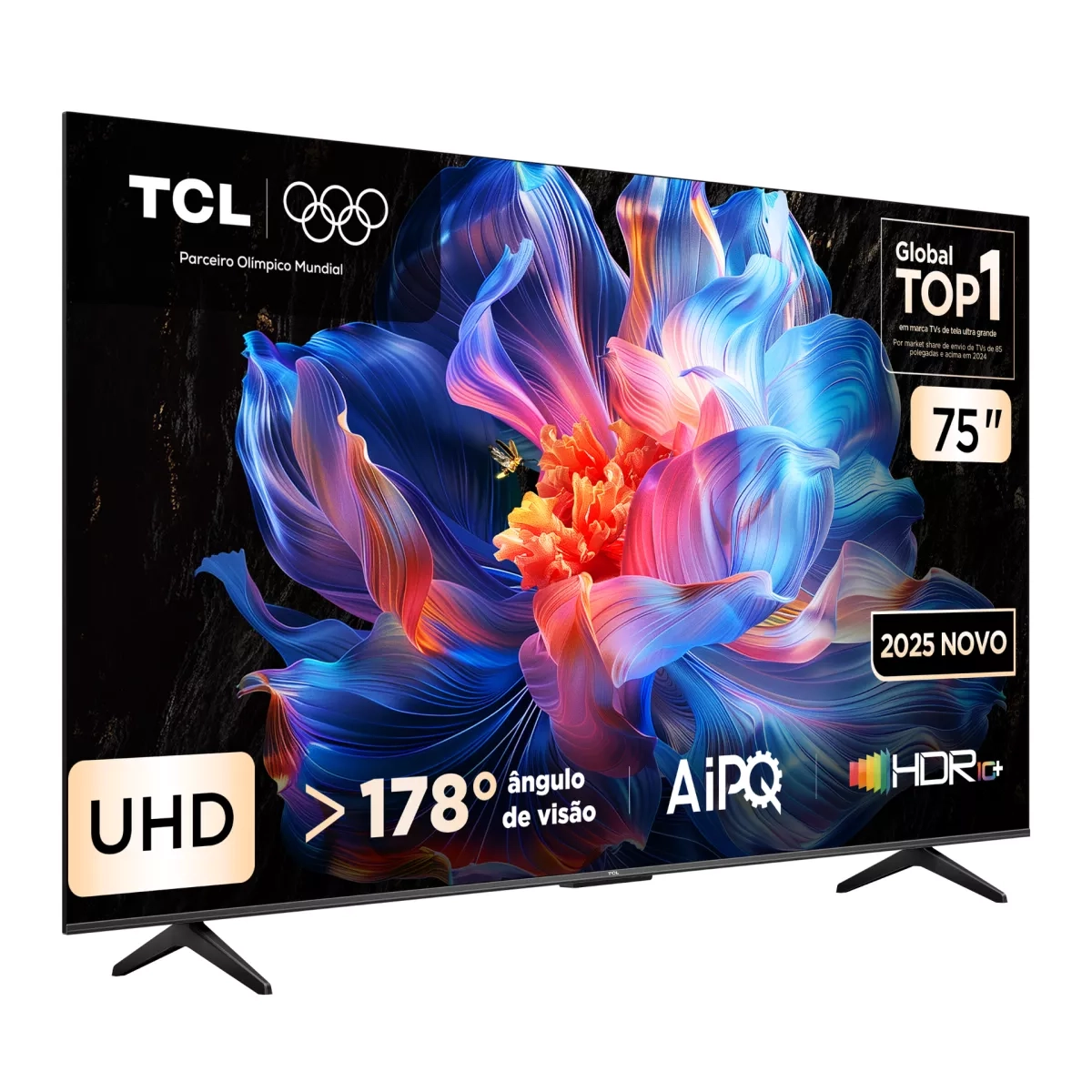 TV TCL SMART 75 4K LED HVA 75P6K GOOGLE PTO - TCL