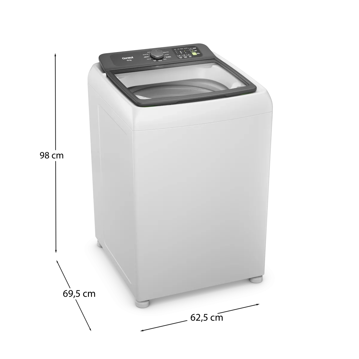 110V Lavadora Consul Cwn15Ab 15Kg Branca