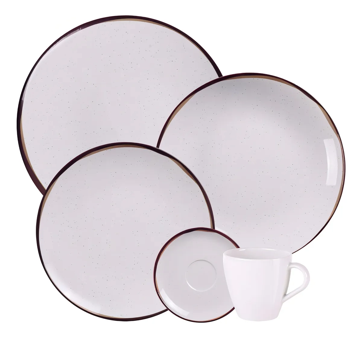 Conj Jantar Tramontina 20Pcs Canyon Porcelana Decorada