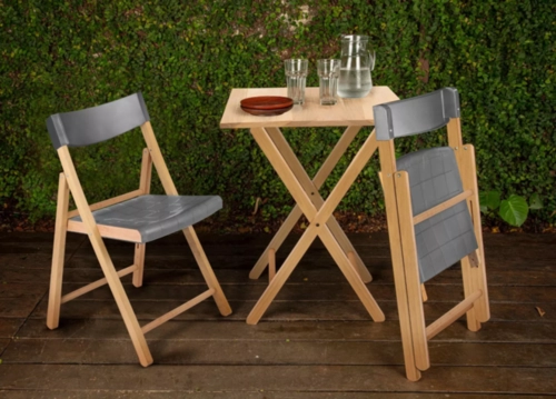 Conjunto Mesa Dobravel com Duas Cadeiras Tramontina