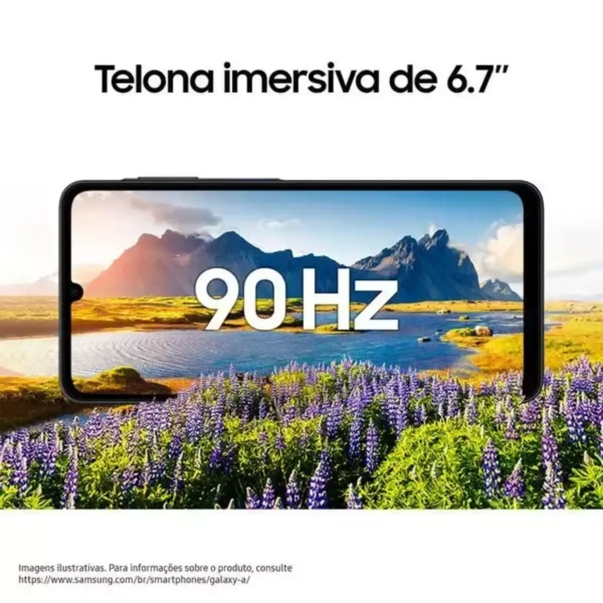 Smartphone Samsung A07 4G 128Gb Sma075Mzkpzto Pto