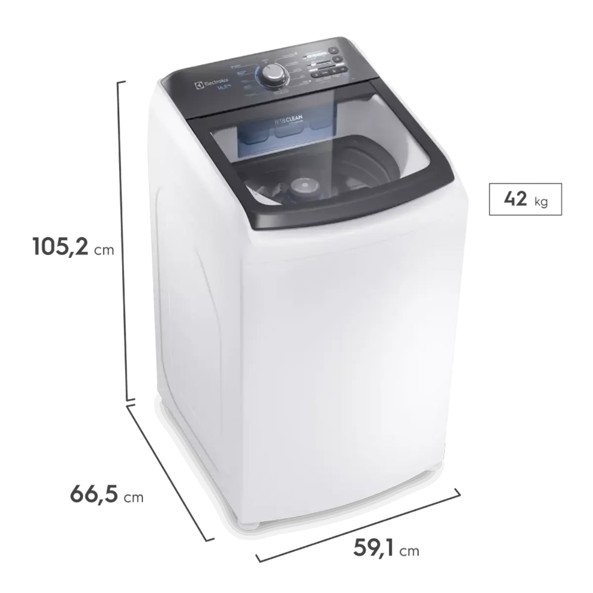 Lavadora Electrolux Lee15 14.5Kg Branca 223210_